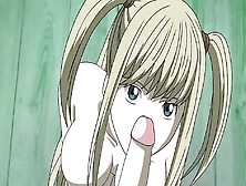 Blonde Girl From Death Note Sucks Dick