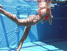 Sexy Mary Kalisy Russian Babe In The Swimming Pool