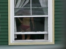 Naked Couple By Open Window