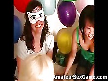 Amateurs Lesbian Kisses In Truth Or Dare Game