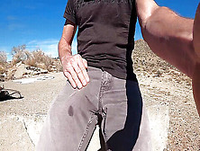 Public Binder Pants,  Bulge Cum In Pants,  Muscle Hunks