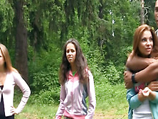 Cuties With Pretty Faces Came To Picnic With Men To Get It On