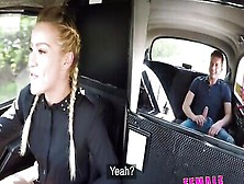 Female Fake Taxi Horny Blonde Driver Cherry Kiss Recognises Studs Cock