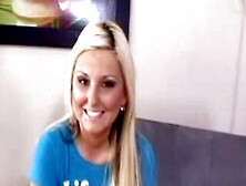 Bewitching Blonde Girl Loves Giving Head & Sex