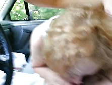 Milf Gives Driving Blowjob