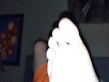 Sexyred Toes Grind Pov Soles