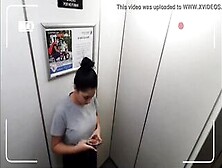 Martinasmith Stuck Into The Elevator Having Outdoor Sex