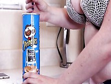 Small Man Into Pringles Can Vore Giantess