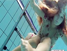 Lucy Gurchenko Russian Hairy Girl In The Pool Naked