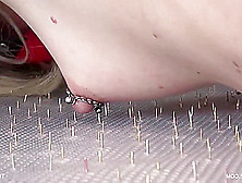 Extreme Bdsm Jeby Tickled On The Spiked Board