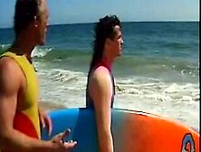 Surfer Dude Fucks The Lifeguard