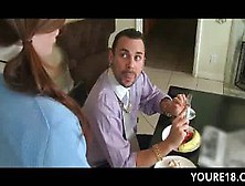 School Girl Plays The Seductress And Gets Fucked