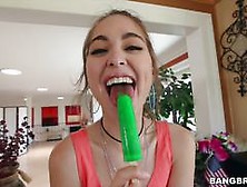 Riley Reid Grinds Her Pussy Down Hard On His Fuck Stick