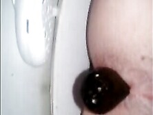 Girl Shitting A Dark Turd In The Toilet Closeup - Eroprofile