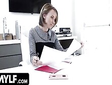 Bossy Lady Getting Sexsual During Interview And Seduces The New Black Co-Worker In Her Office