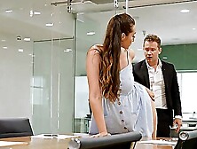 Energized Office Perversions After This Fabulous Chick Lifts Her Skirt Up
