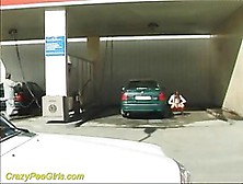 Pissing At A Public Car Wash