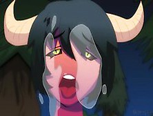 Demon Girl Big Tits Blowjob Porn Animation Hentai