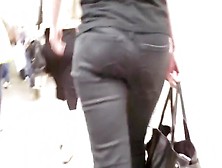 Russian Ass In Black Jeans