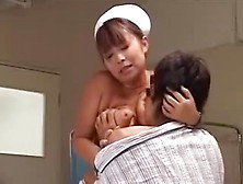 Horny Japanese Nurse With Big Hooters Knows Exactly What A