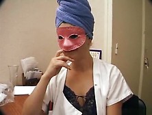 French Girl Masked Sex Fantasy