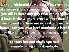 Anna Konda Mixed Wrestling Session Offer