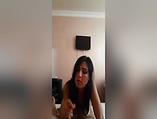 Turkish Wife Sucking On Dick And Giving Handjob