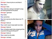 Hot Girl Gets Tricked With A Fake Guy Into Cybersex On Omegle