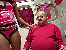 Fat Guy Gets The Ride Of His Life From A Sexy Amsterdam Hooker