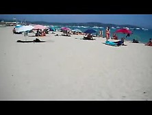 Public Beach Pussy Masturbation