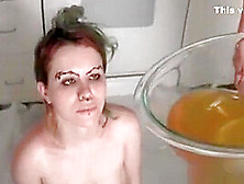 Teen Dirty Lesbo Drinks And Spits Urine