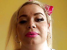 Chubby Blonde With Big Tits Saskia Masturbates For Pascal
