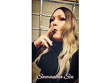 Samantha Smoking Fetish 120 Lightup 1