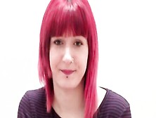 Pink-Haired Teen Slut Is Ready To Make Her First Porn Video