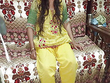 Yellow Dressed Desi Bride Pussy Fucking Hardsex With Indian Desi Big