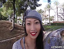 Bubble Butt Asian Sharon Lee Outdoors Anal Pounding