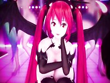 Mmd Miku  Live Concert Sexy Body And Curvy Milf 3D Hentai Succubus Fap Challenge