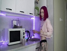 Brutal Fucking Into The Kitchen