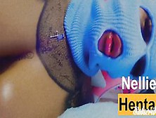Nellie Anime - Masked Tattooed / Large Melons Internet Slut