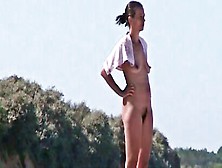 Anita Nude On A Baltic Sea Beach