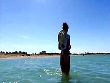 Hot Gorgeous Russian Girl Jeny Smith Enjoys A Seaside Solo Romp