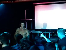Male Strippers Shows His Cock To Crowd