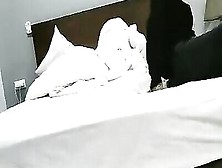 Amateur Couple Is Filming One Of Their Sex Sessions In A Hotel Room