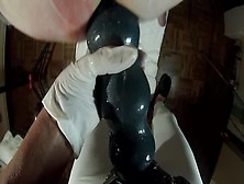 Submissive Boy-Pegged With Enormous Knuckle Strapon