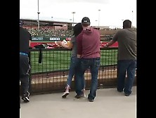 Public Slut Fingered At The Ballpark No Shame