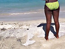 2 Hot Babes Ebony Jamaican S Their Asses On The Beach