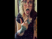 Emo Trans Lady Captainphassma Climax On Daddy’S Face Point Of View After A Breeding! Kinky Talk And Sperm Teaser!