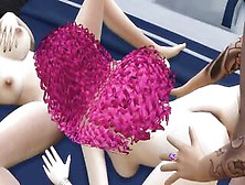 Pardillo Has A 3 Way With 2 Beautiful Girls - Sexsual Bombshell Animations