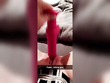 Snapchat Thot Blows,  Fucks Toy & Squirts