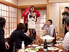Japanese Girl Enjoys A Gangbang With Her Co-Workers